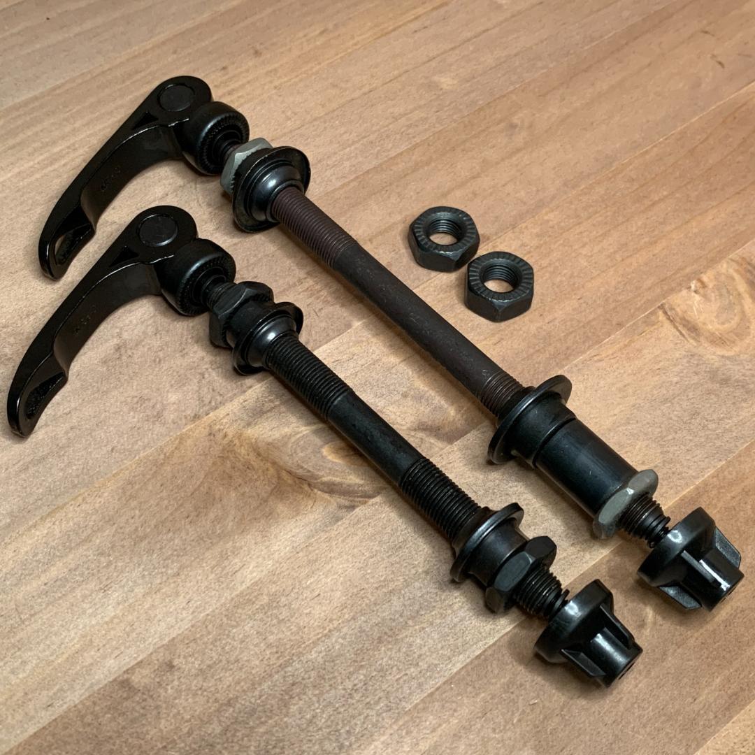 【新品】ハブ軸 リペアキット 前後セット QR式 135㎜ ハブのガタつき修理 クロスバイク マウンテンバイク MTB OLDMTB拍卖