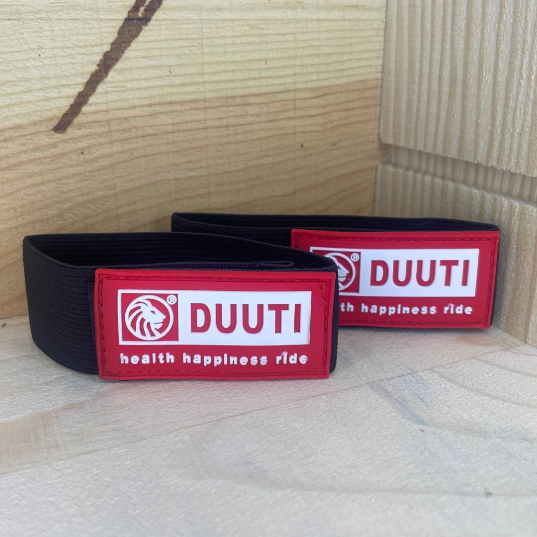 【新品】裾バンド 自転車 通勤 通学 マジックテープ ズボンクリップ レッド拍卖