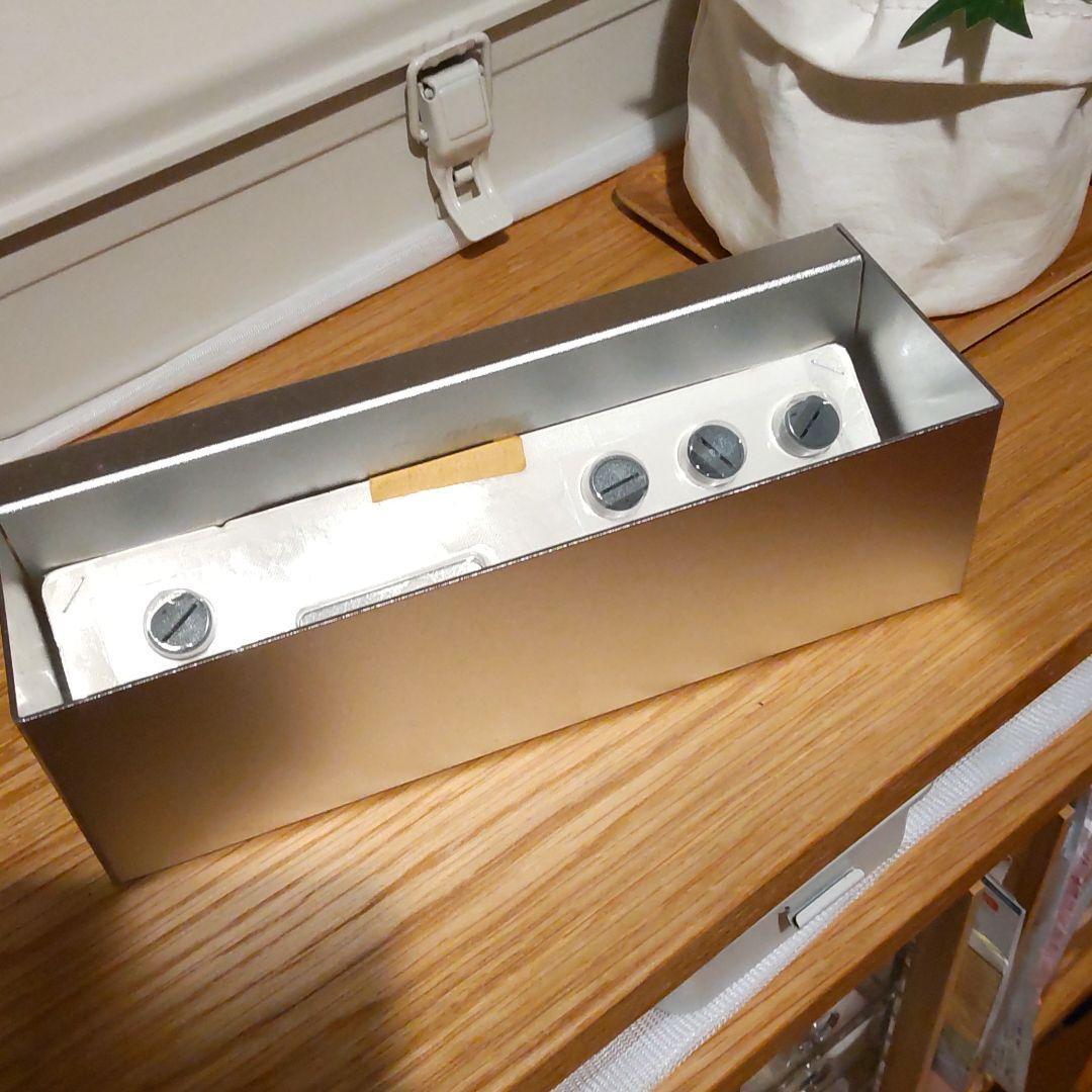 O 無印良品 壁につけられる家具 アルミ ポケット 廃盤拍卖