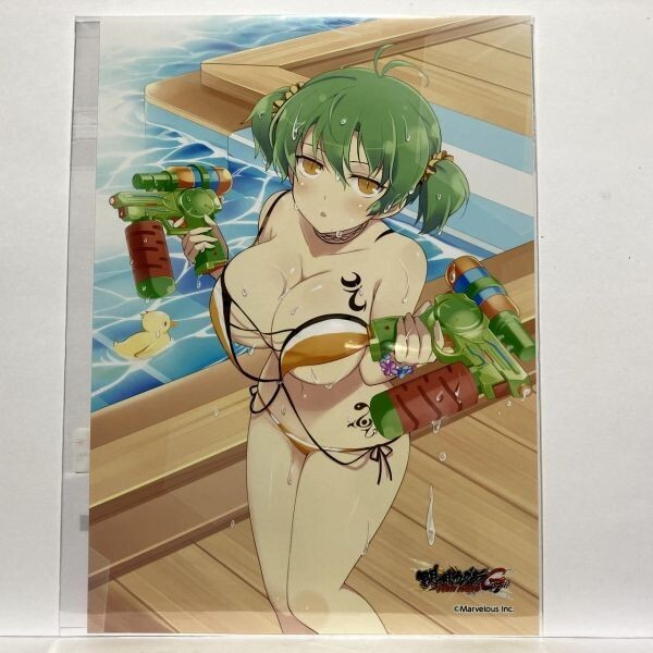 閃乱カグラ NewWave Gバースト 日影 A 銀塩ブロマイド スプラッシュブロマイド17 くじコレ 2L版サイズ拍卖