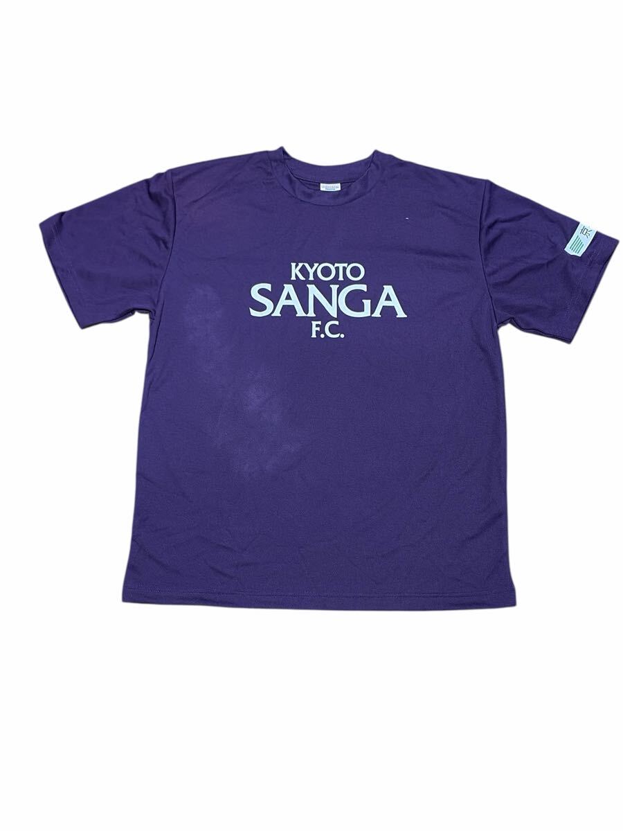 【サッカー】京都サンガ 半袖 Tシャツ Lサイズ パープル拍卖