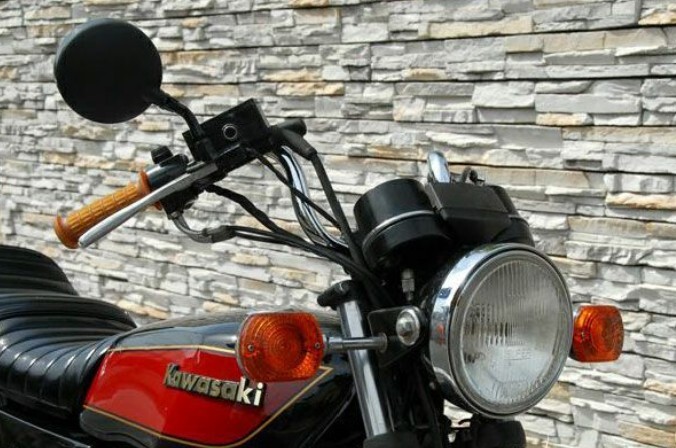 在庫あり! Zファーザー トップスター 17,5cm ゼファー Z400FX ZRX インパルス CB400FOUR アップハンドル 絞り XJR ジェイド バリオス 2拍卖