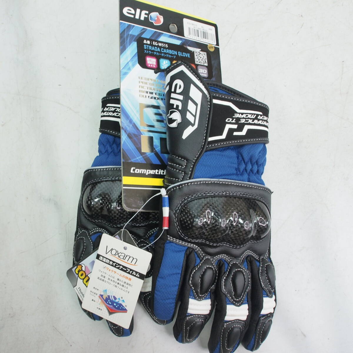 未使用 elf EG-515 ストラーダカーボン グローブ WOMAN M WM 女性向け レディース 秋冬向け 管CYEJ03拍卖