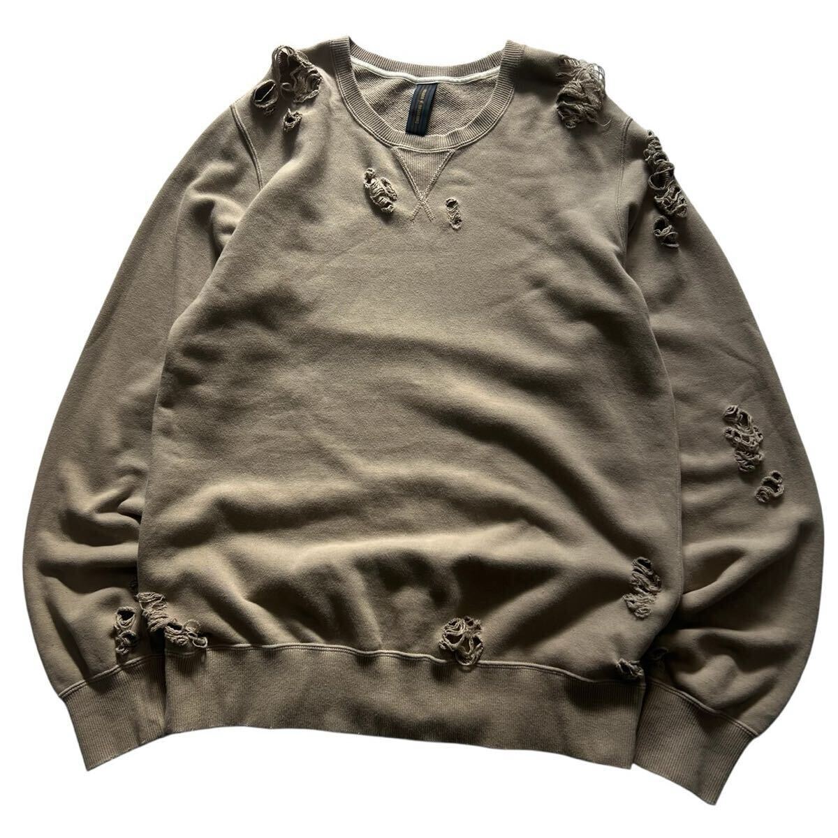 Rare MIHARA YASUHIRO sweat long TEE cut sewing vintage collection archive japan label Japanese 80s 90s 00s拍卖