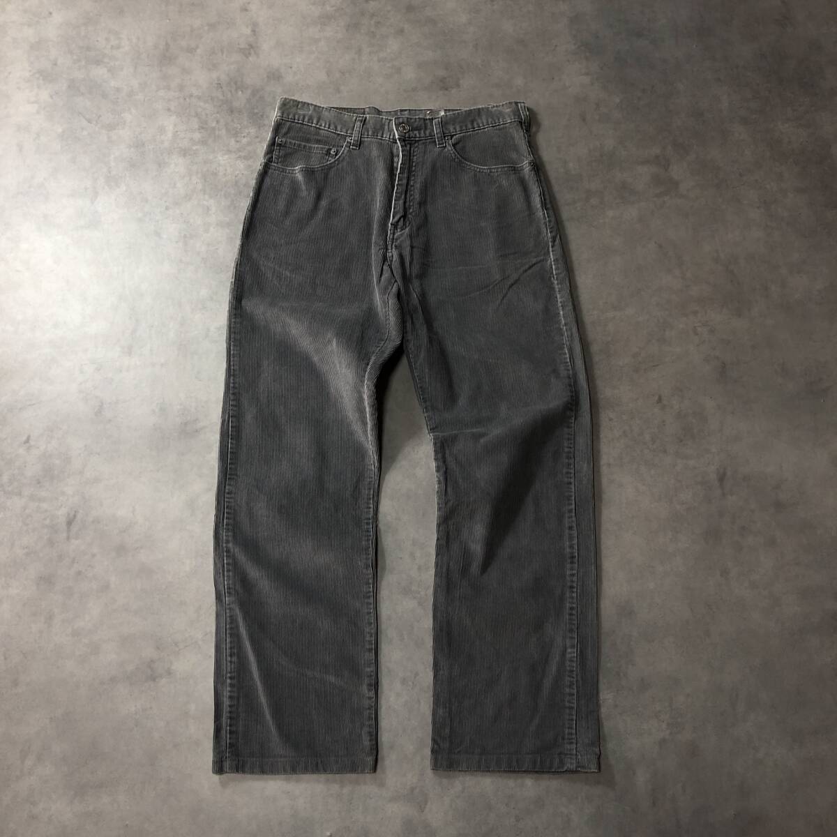 GQ3814◇Levi’s:505 コーデュロイパンツ◇32◇グレー系 00年代 00505-3658リーバイス拍卖