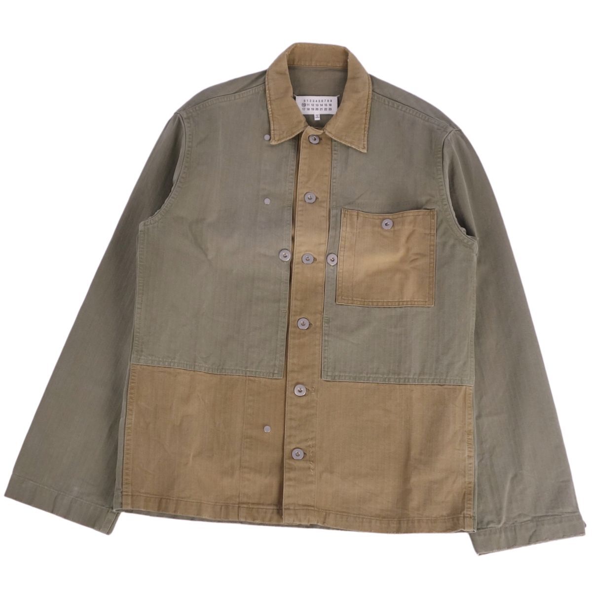 美品 メゾンマルジェラ Maison Margiela ジャケット 16AW REPLICA ミリタリージャケット メンズ 38 カーキ ce09ds-rm10e33596拍卖