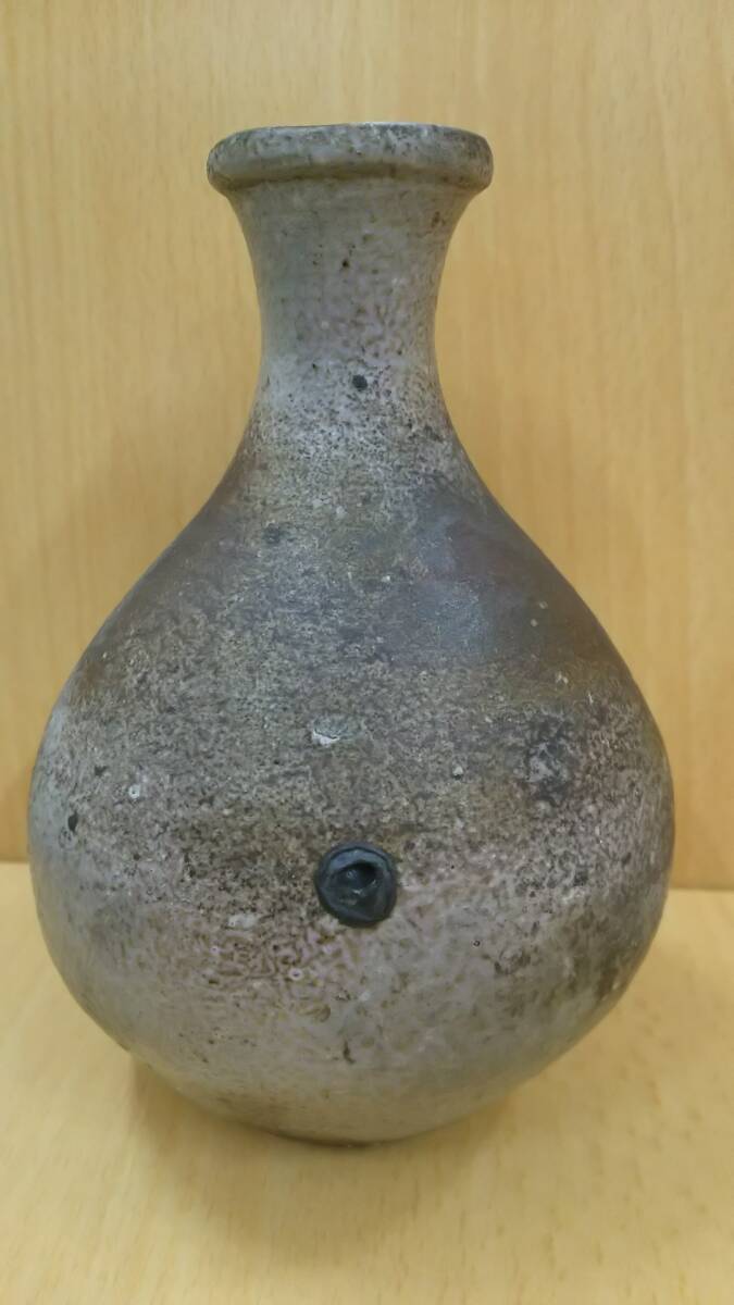 【菊水-610】花瓶/焼物/高さ約13cm/幅約9cm(yu)拍卖