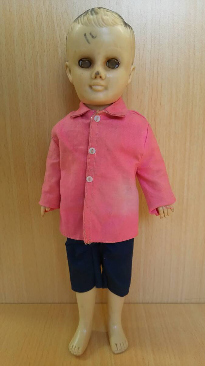 【丸-2427】(E)スリープアイ/ソフビ人形/フィギュア/JEFF/VOGUE/BOY DOLL/全長25cm/ヴィンテージ(yu)拍卖