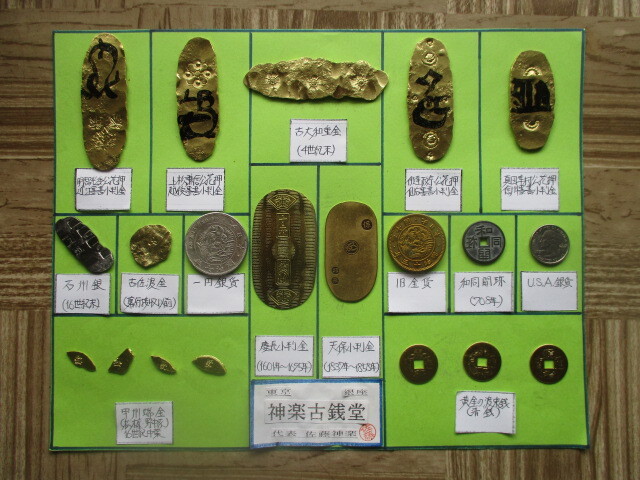【身辺整理】古銭コレクション20点一括「恋」⑤(光秀墨書小判・謙信墨書小判・政宗墨書小判・幸村墨書小判)拍卖