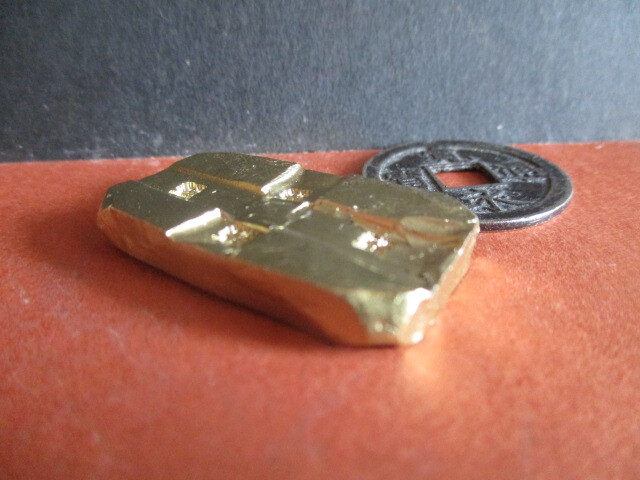 福山城の内蔵金 量目約28.0g 備後国福山藩阿部家 岡山県 金塊・金地金拍卖