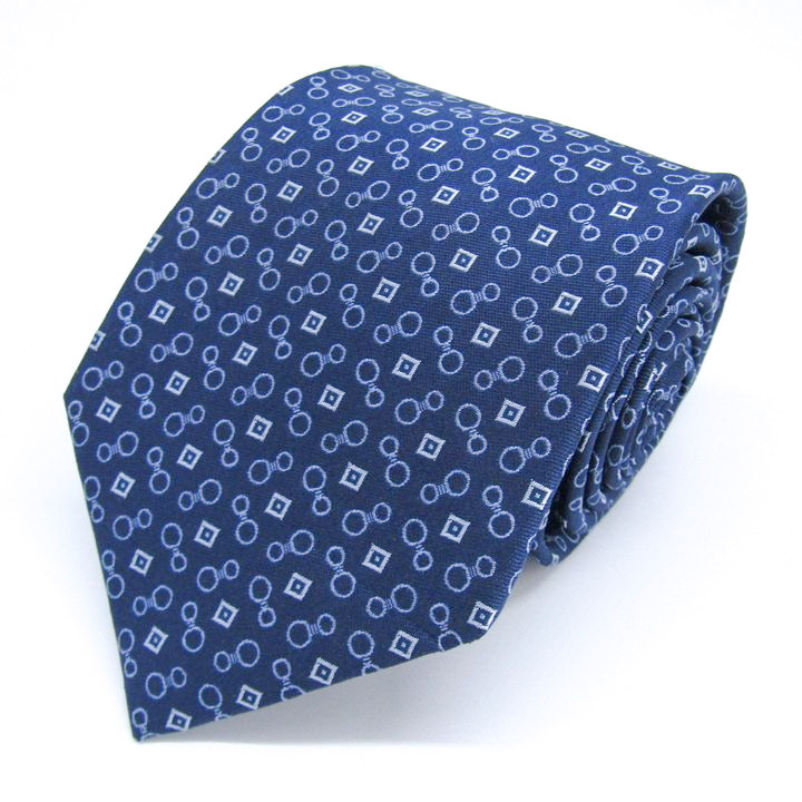 シャルル・ジョルダン ブランド ネクタイ ドット柄 総柄 シルク PO メンズ ネイビー CHARLES JOURDAN拍卖