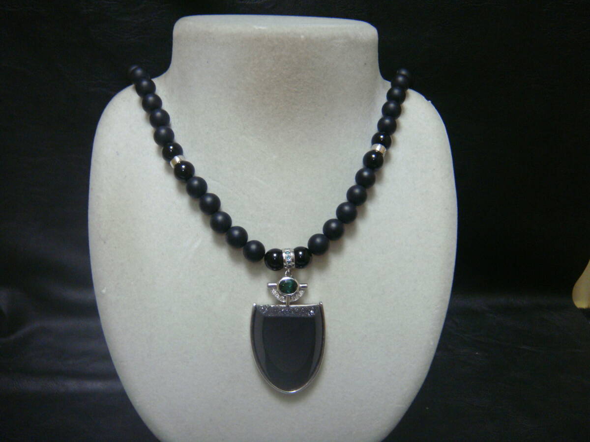 ◆作家物 檜佐賢治 ジュエリー K18WG アゲート トルマリン 鑑別書付き◆拍卖