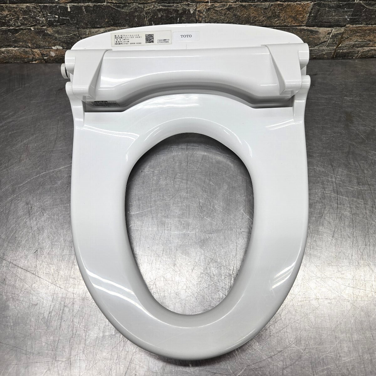 ♪♪5g131-2 TOTO ウォームレットS TCF116P 2019年製 100V 便座 蓋なし仕様 トイレ 動作保証品♪♪♪拍卖