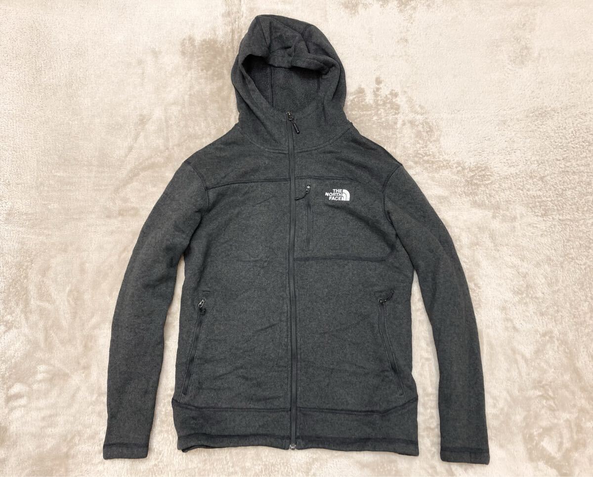 【極暖】美品 THE NORTH FACE ザ・ノースフェイス「ベターセーター」チャコール/XL パーカー フルジップ フリース拍卖