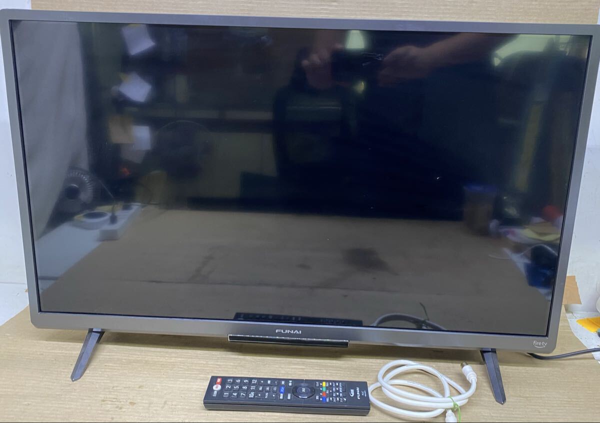 ∞ FUNAI フナイ TV搭載スマートテレビ 32V型 FL-32HF140 液晶テレビ 32インチ リモコン付き 通電確認済み拍卖