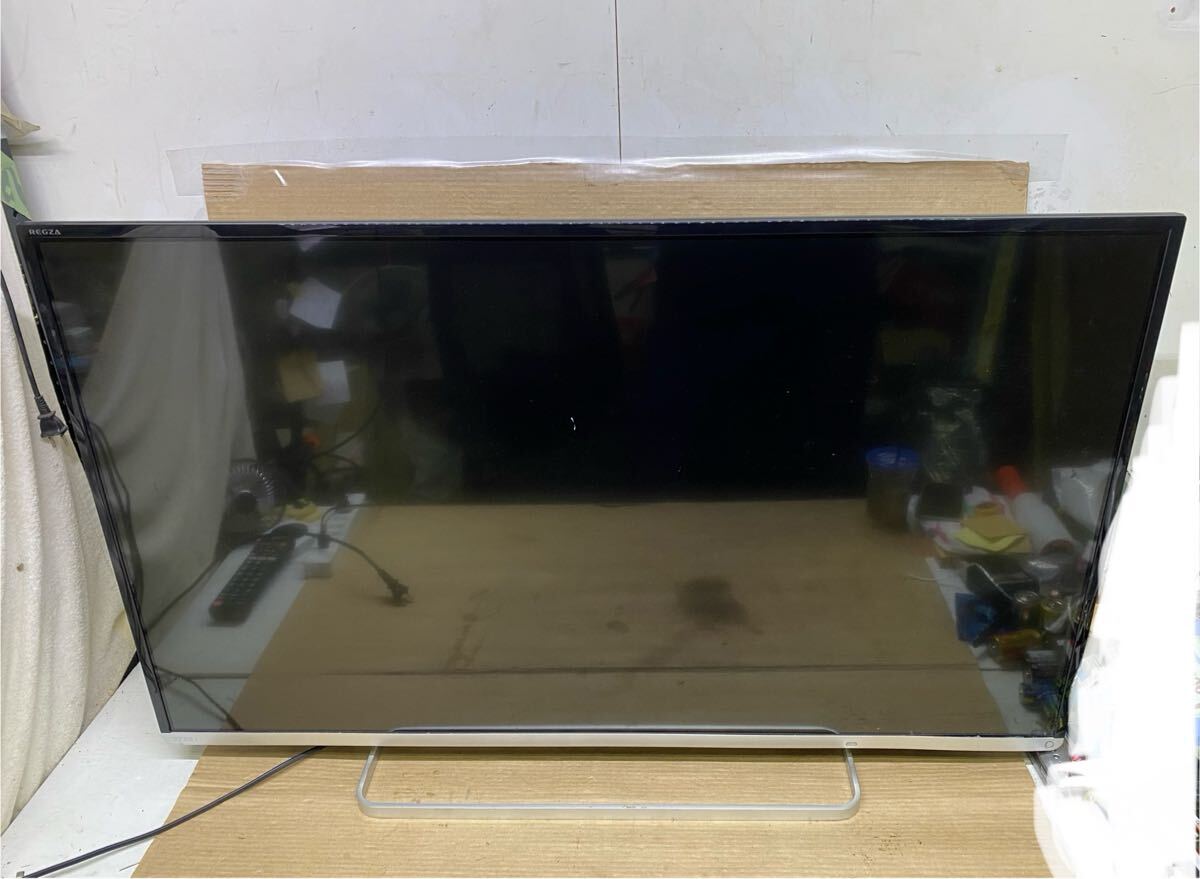 ∞ TOSHIBA 東芝 REGZA 液晶カラーテレビ 42J8 42型  液晶テレビ  家電 テレビ フルハイビジョン リモコン付き 通電確認済み拍卖