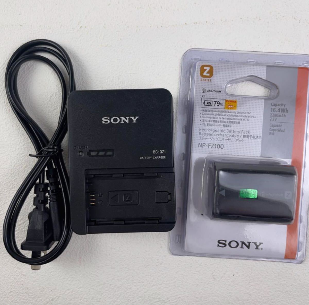 新品 SONY NP-FZ100 充電器セット—拍卖