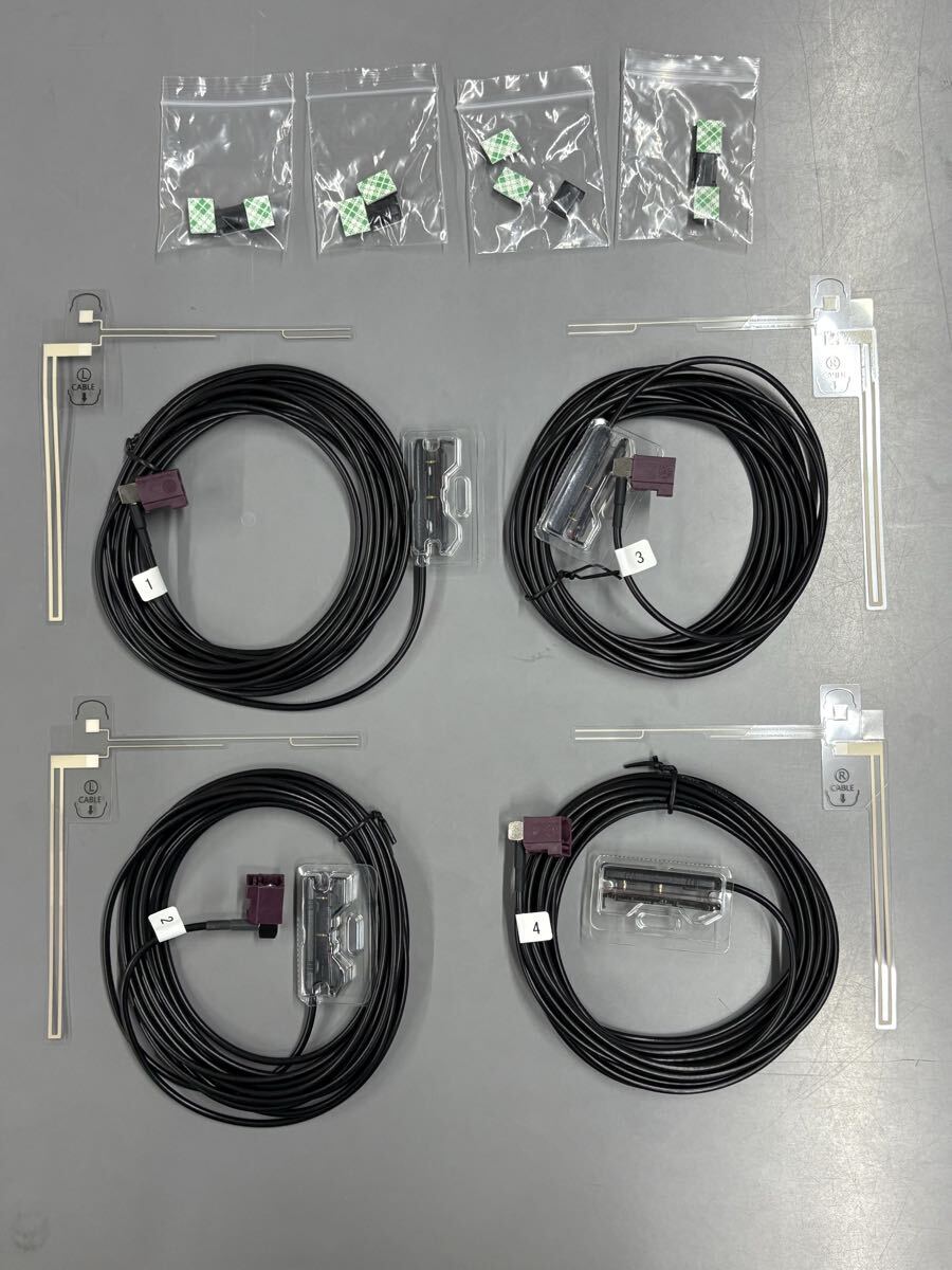 10台分 イクリプス デンソーテン DENSO 地デジ アンテナ コード AVN-LS02 DTVF-S01 / AVN-LS02W AVN-LS01 AVN-LS01W 拍卖