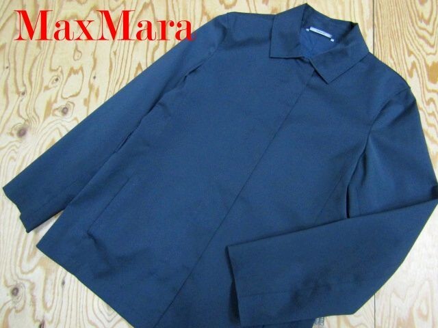 ★マックスマーラ MaxMara★レディース ステンカラージップジャケット ブラック★R71012031C拍卖