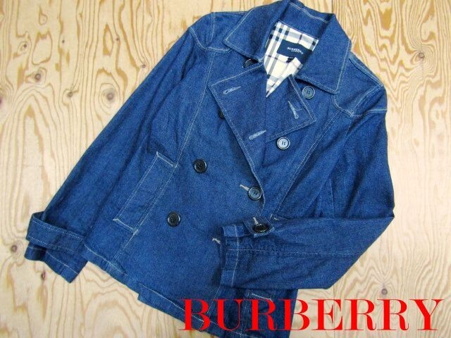 ★バーバリー BURBERRY★レディース インディゴデニムジャケット トレンチデザイン イタリア製★R71026028A拍卖
