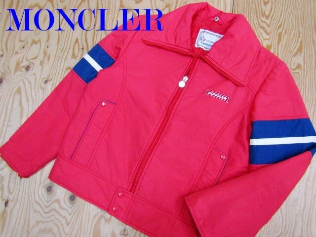 希少!★モンクレール MONCLER★メンズ ヴィンテージ スキージャケット レッド★R71026052C拍卖