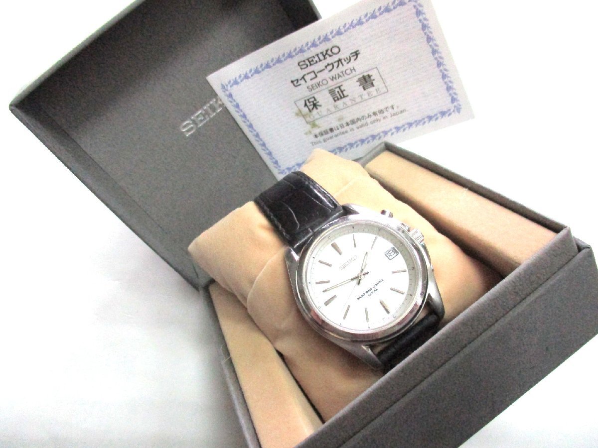 ★とちぎ屋!【SEIKO】セイコー 7B42 ラジオウェーブコントローラー ソーラー メンズ腕時計★拍卖