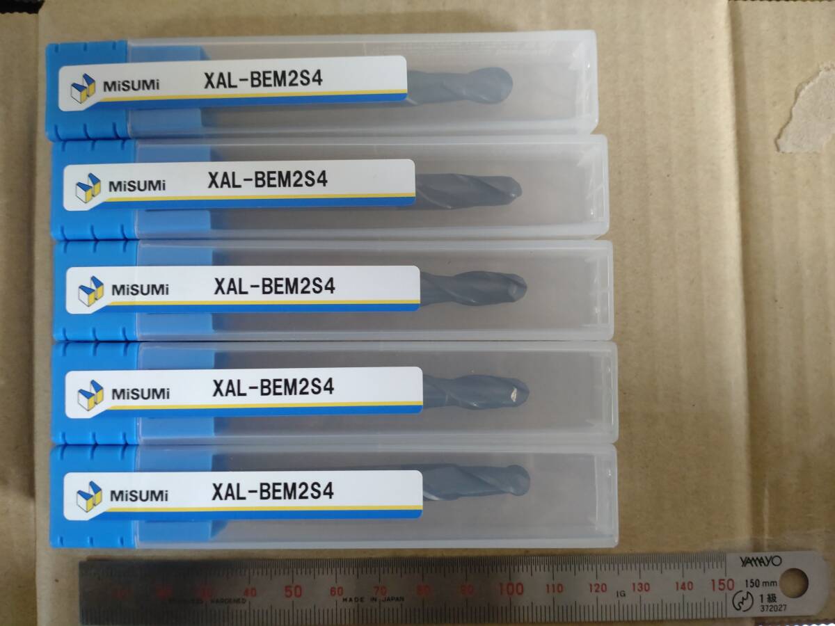 【特価】R4 φ8 新品 超硬 ボールエンドミル 5本セット misimi ミスミ製拍卖