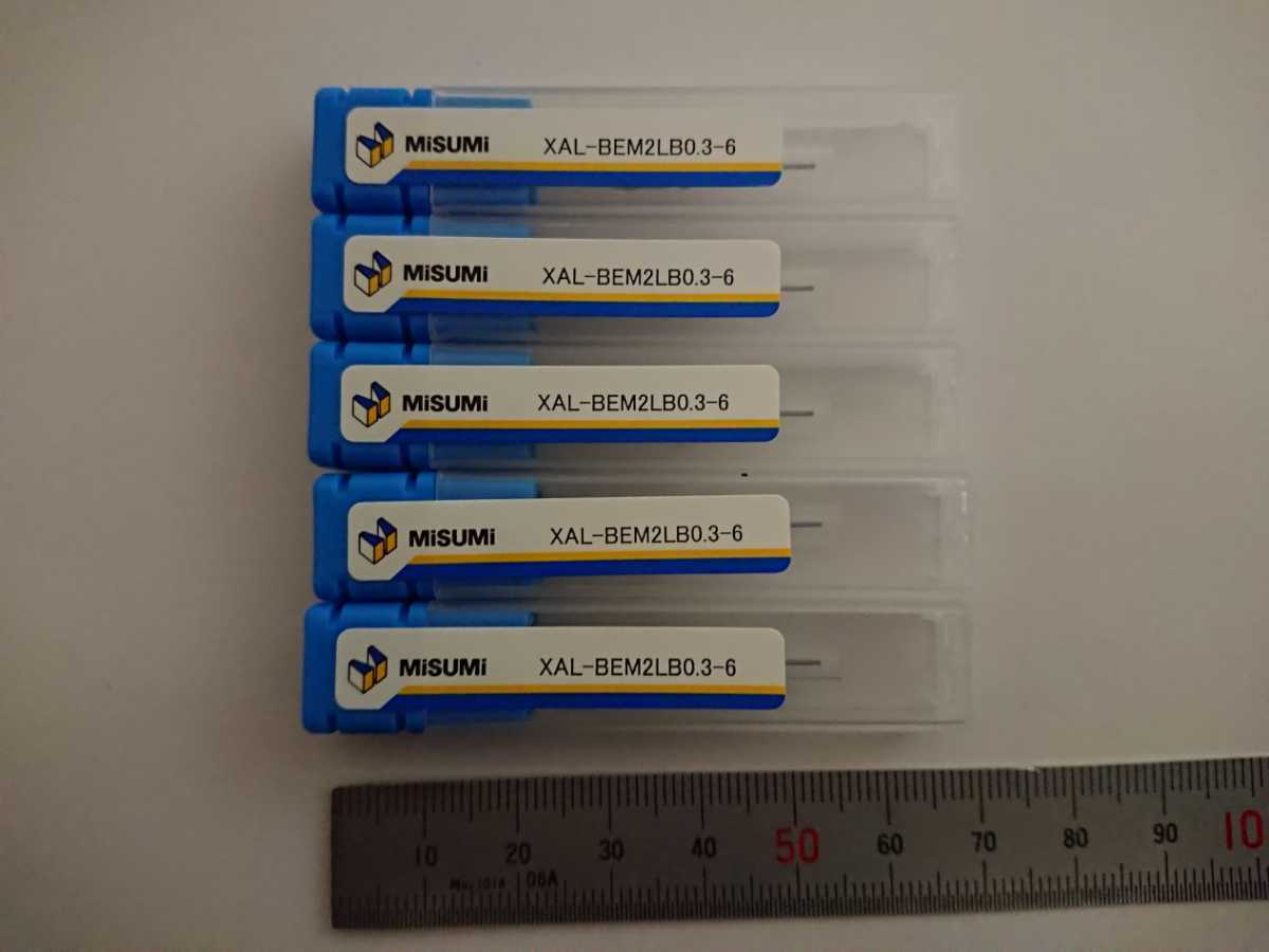 R0.3 首下6mm 新品 超硬 ボールエンドミル 5本セット misimi ミスミ製拍卖