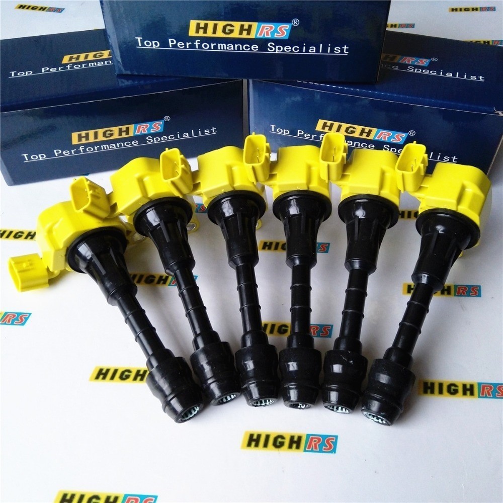保証 即納 Z33 フェアレディZ【強化 イグニッションコイル】6本【Z33 / HZ33】(VQ35DE) 22448-AL61C 22448-AL600 22448-AL615 350Z拍卖
