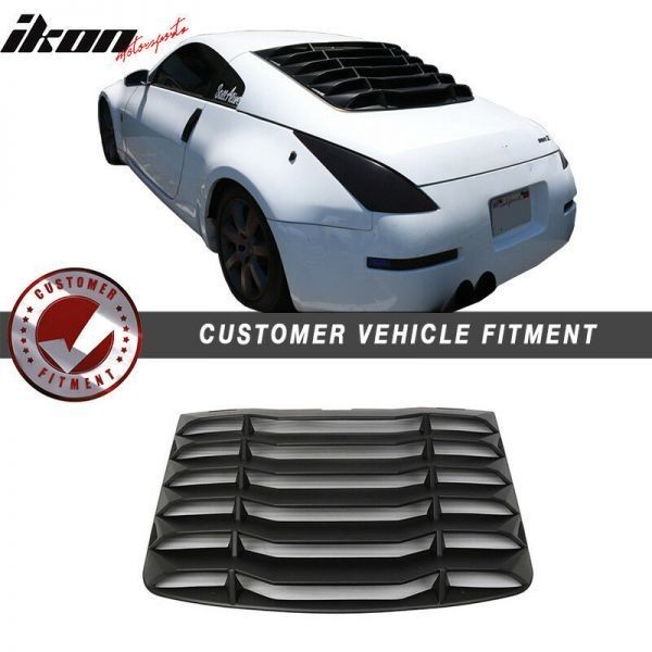 IKON社製 フェアレディZ33 リアウィンドウルーバー 350Z エアロ バンパー ウィング マフラー 車高調 VQ35DE ニスモ拍卖