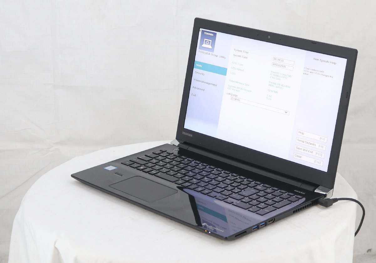 TOSHIBA PT75BBP-BJA2 dynabook T75/BB Core i7 6500U 2.50GHz 8GB ■一部保証品拍卖