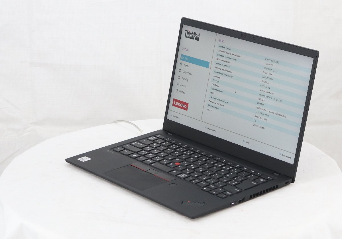 lenovo 20UACTO1WW ThinkPad X1 Carbon Gen8 Core i7 10510U 1.80GHz 16GB ■一部保証品拍卖