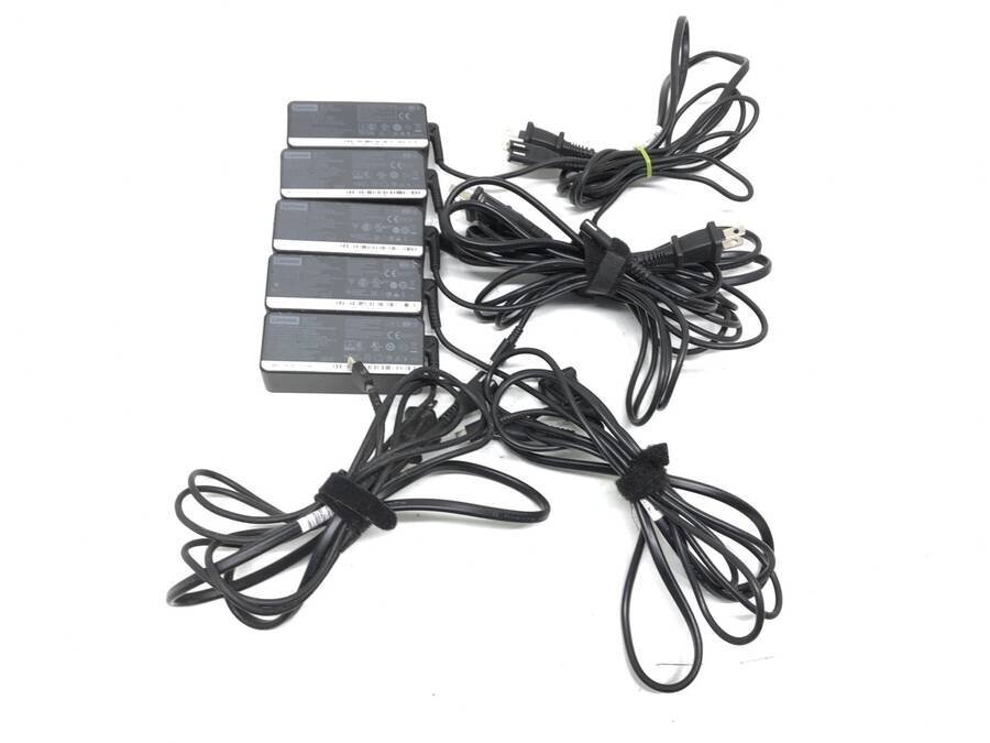 lenovo 型式色々 ACアダプタ 20V 2.25A 計5個セット Type-C■一部保証品拍卖