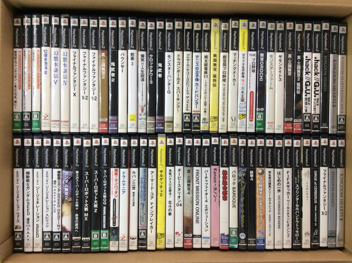 【GC481/120/0】ジャンク★PS2ソフト★合計72本前後★まとめ/バロック/幻想水滸伝/FF/ガンダム/スパロボ/クロックタワー3/絶体絶命都市/他拍卖