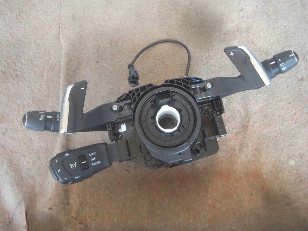 (プジョー 208 GT P21HN05) ディマースイッチ コンビネーションスイッチ パドルシフト拍卖