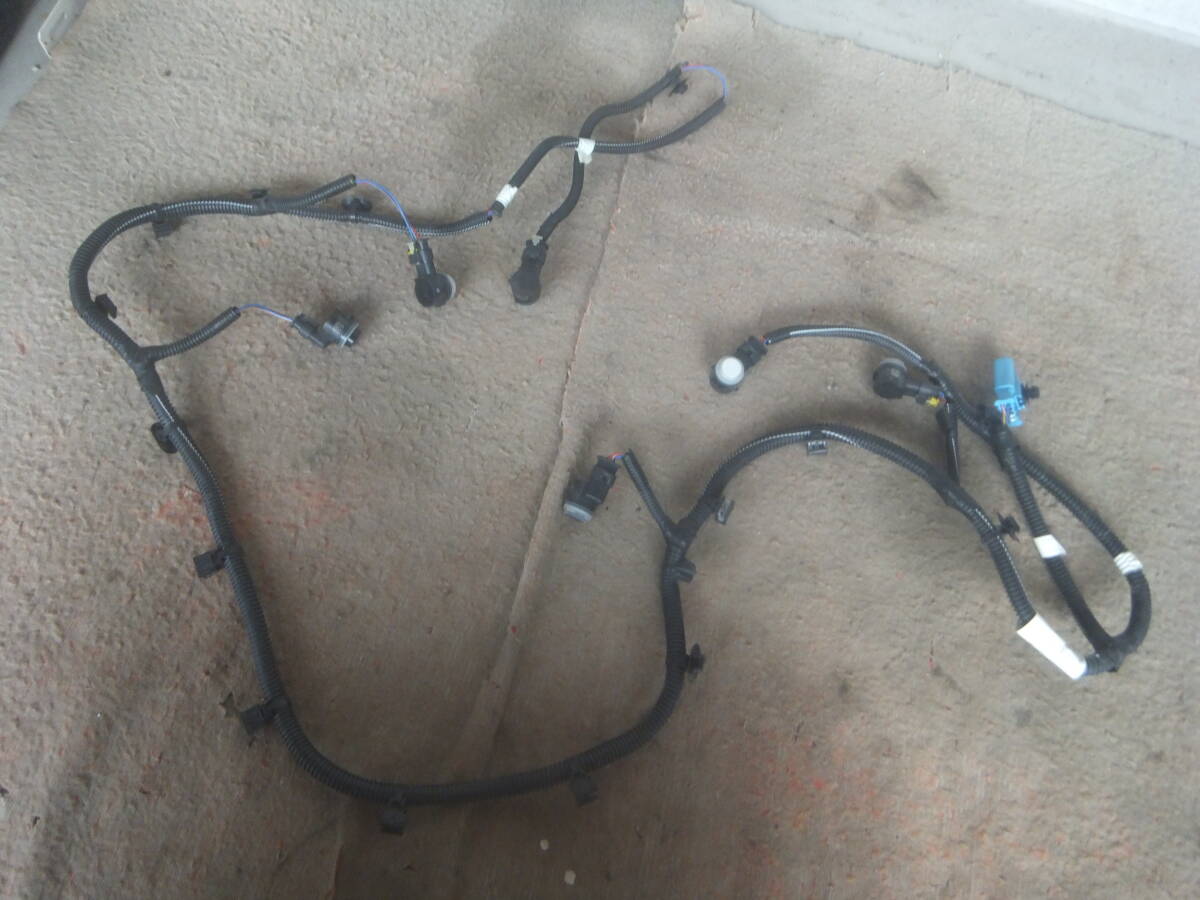 (プジョー 208 GT P21HN05) フロントバンパー ソナー センサー パールホワイト ジャンク 拍卖