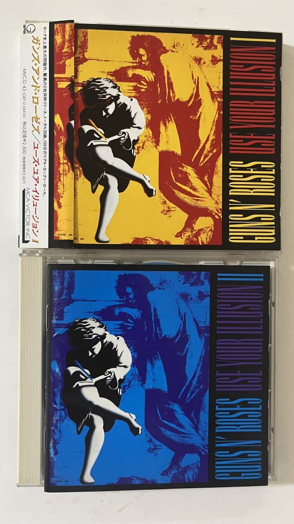 B35946 CD(中古)Guns N' Roses / Use Your Illusion Ⅰ&Ⅱ(ガンズ・アンド・ローゼズ )2枚セット拍卖