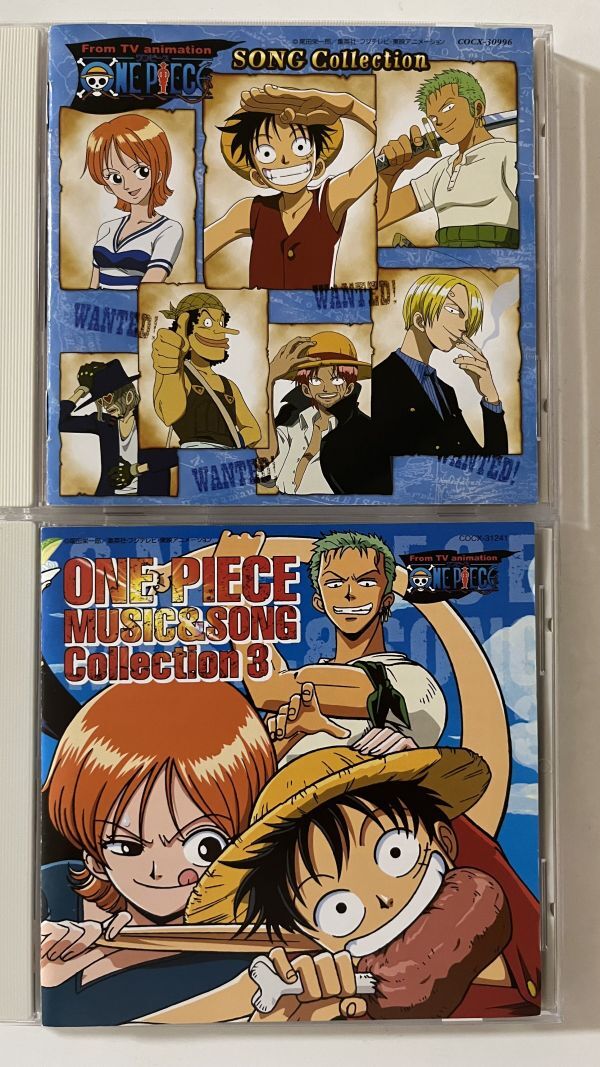 B35948 CD(中古)「ワンピース」ソング・コレクション,ミュージック&ソング・コレクション3 2枚セット拍卖