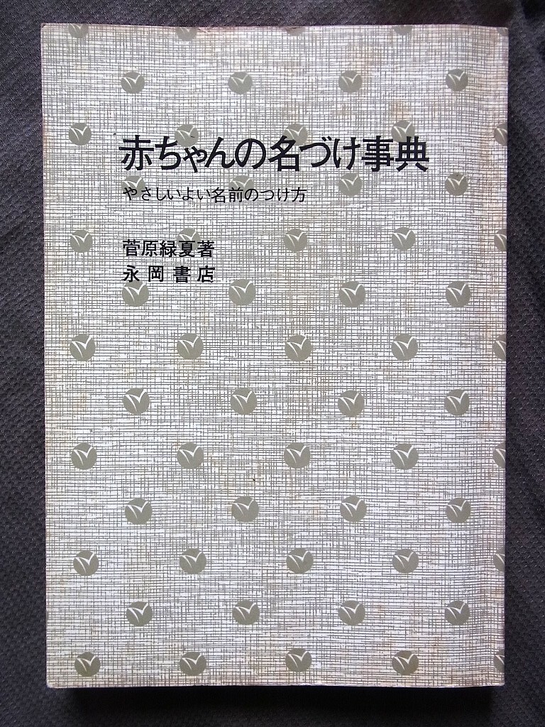 赤ちゃんの名づけ事典 菅原緑夏著 永岡書店 拍卖