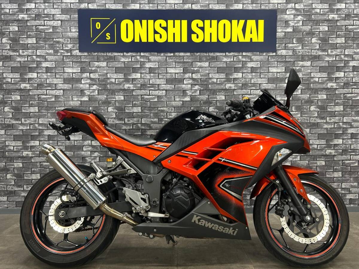 ☆カワサキ ニンジャ 250 BEAMSマフラー フェンダーレス 大阪から 大西商会拍卖