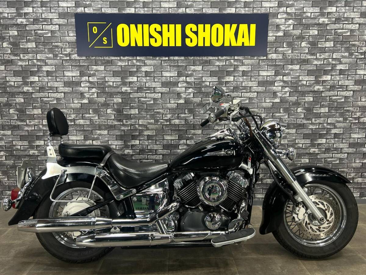 ☆ヤマハ ドラッグスター400クラシック サイドバックステー バックレスト 大阪から 大西商会拍卖