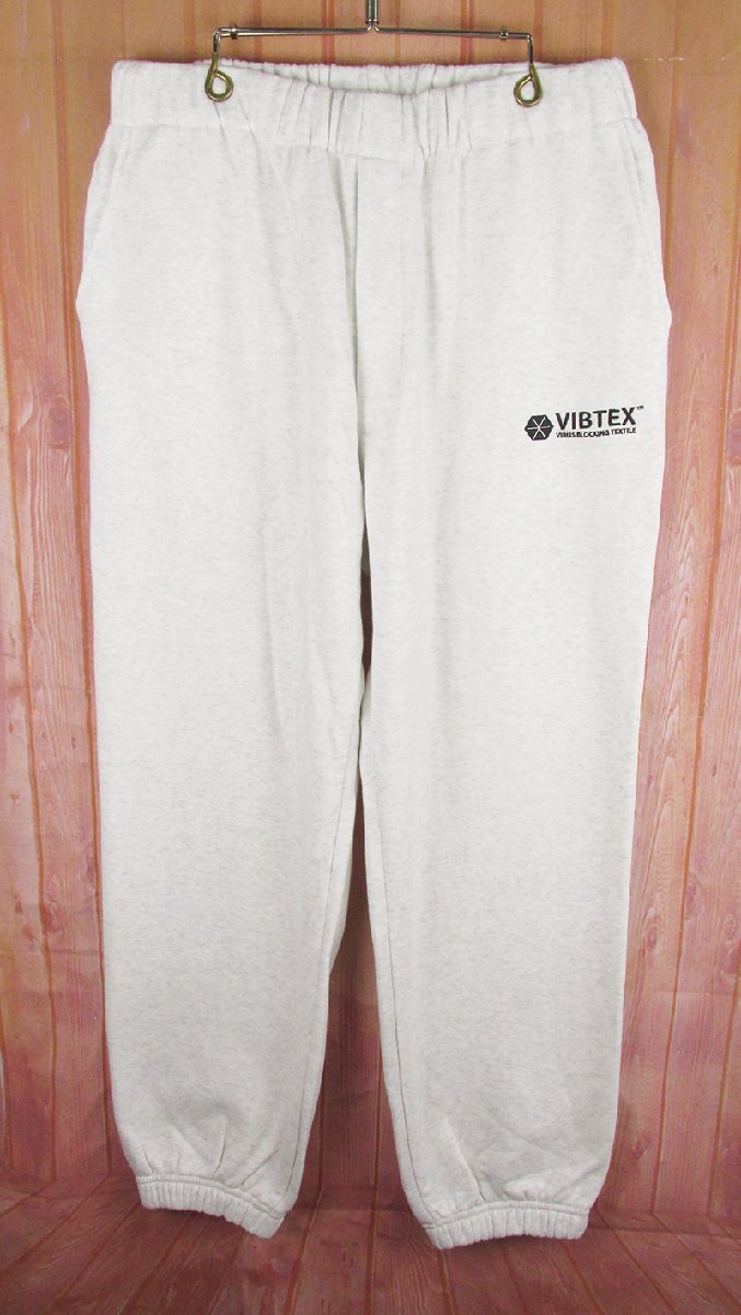 LFP21961 VIBTEX×URBAN RESEARCH ビブテックス×アーバンリサーチ スウェット パンツ URA4-14H001 アッシュグレー L 未使用拍卖