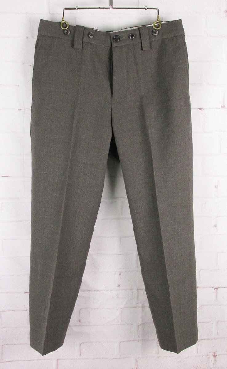 MFP21953 Nigel Cabourn ナイジェルケーボン レディース ウール スラックス パンツ 80330850005 チャコール系 6拍卖