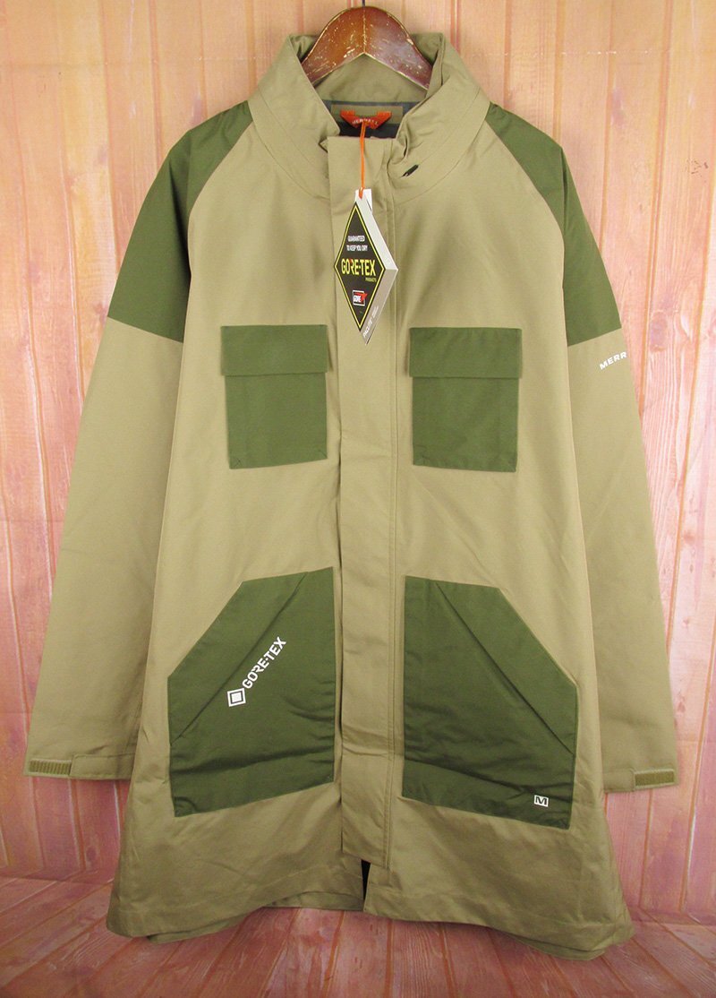 LAJ27708 MERRELL メレル GORE-TEX CARGO POCKET PARKA ゴアテックス カーゴ ポケット パーカー ジャケット セピアティント XL 未使用拍卖