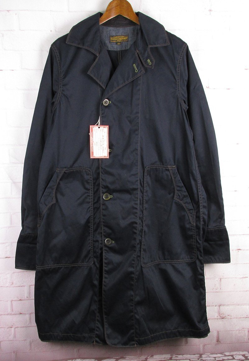 MAJ27612 FREEWHEELERS フリーホイーラーズ 1721005 TUMBLEWEED タンブルウィード ダスターコート ネイビー 38 美品拍卖