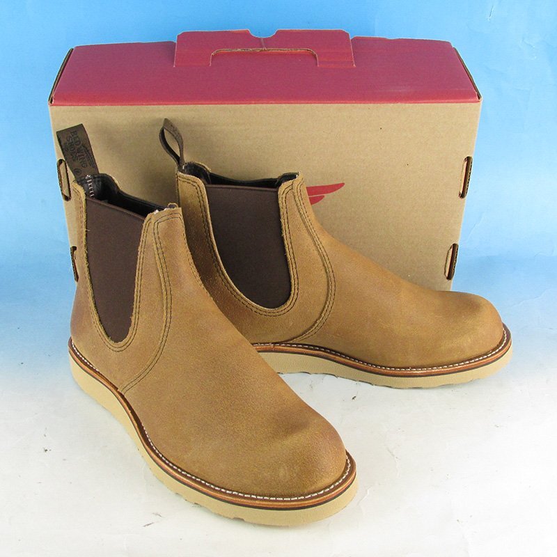 MFF16964 REDWING レッドウィング 3192 クラシックチェルシー サイドゴアブーツ ベージュ系 US9D/27cm 未使用拍卖