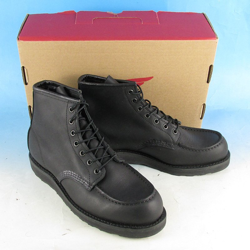 FF16968 REDWING レッドウィング 8074 クラシック モック ブーツ ブラック US9.5D/27.5cm 未使用拍卖