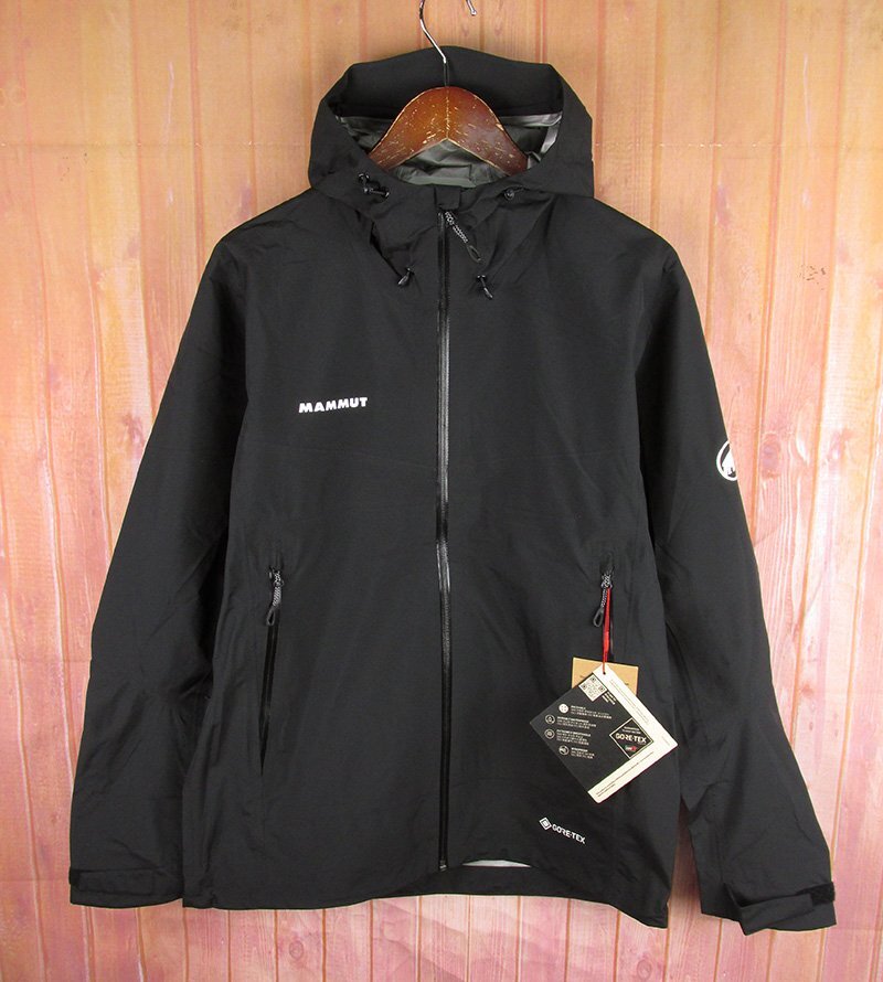 AJ27819 MAMMUT マムート 1010-28452 コンベイ ツアー ハードシェル フーデットジャケット ブラック ASIA M 未使用拍卖