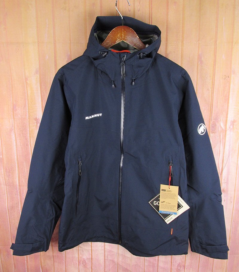 AJ27814 MAMMUT マムート 1010-28452 コンベイ ツアー ハードシェル フーデットジャケット MARINE ASIA M 未使用拍卖