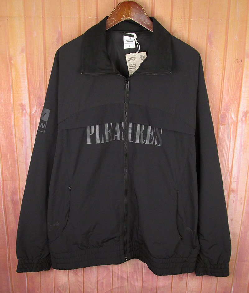 AJ27763 puma×PLEASURES プーマ×プレジャーズ 624095-01 セルレイター トラックジャケット ブラック L 未使用拍卖